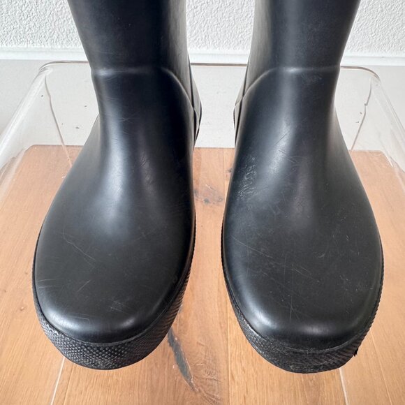 Hunter Kids First Original Rain Boots Black Size 13 Youth | Waterproof Outdoor - Picture 6 of 10